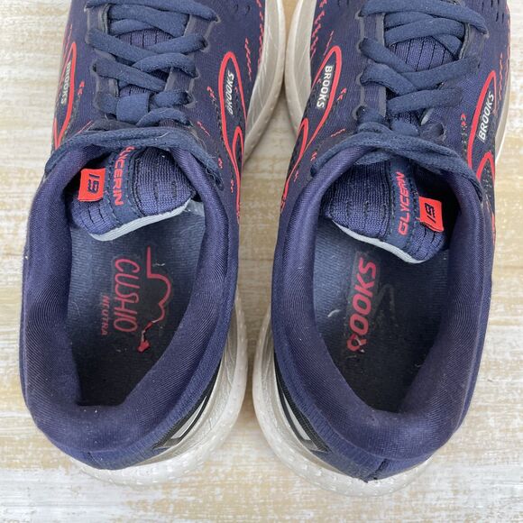 Brooks Glycerin 19 Women's Running Shoes US 9 Navy & Coral Low Top 1203431B472 - Picture 8 of 12